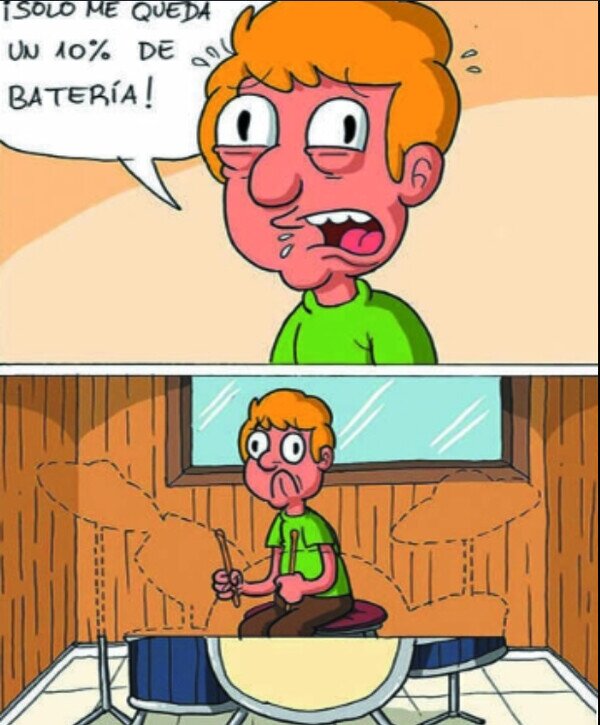 Meme_otros - Razón no le falta, batería sí