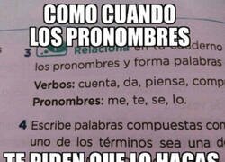 Enlace a Me lo han dicho los pronombres
