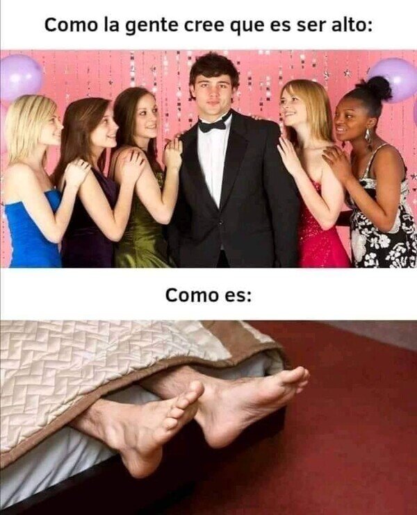 Meme_otros - Ser alto no tiene mucho más