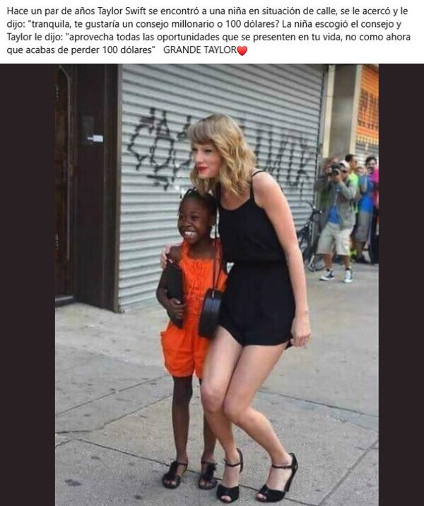 Meme_otros - Qué grande es Taylor Swift