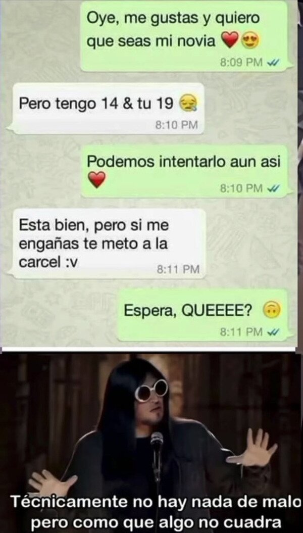 Meme_otros - Ella es menor, pero más lista que él