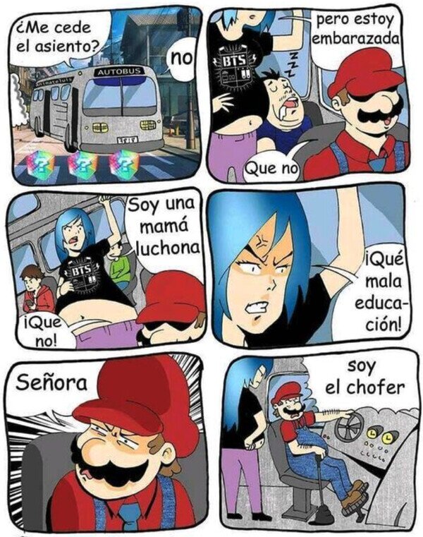 Meme_otros - Cuando no te ceden el asiento