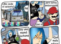 Enlace a Cuando no te ceden el asiento