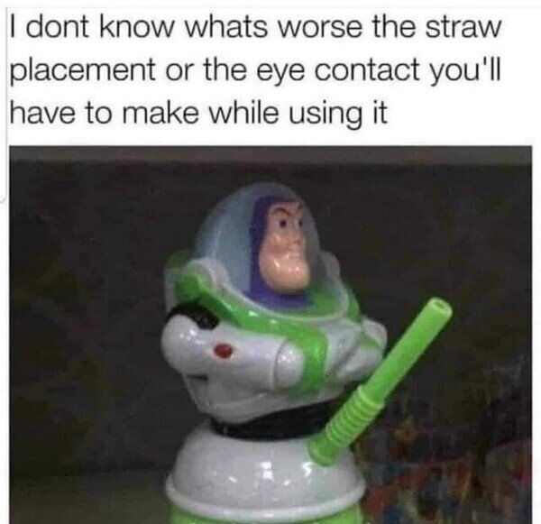 Meme_otros - No quiero hacer contacto visual con Buzz