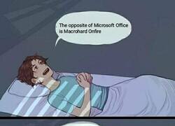 Enlace a El contrario de Microsoft Office