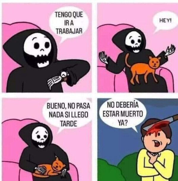 Meme_otros - Cuando el Misifú no te deja ir a trabajar