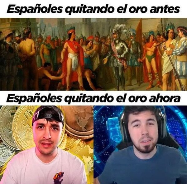 cryptos,youtubers,quitar,oro,antes,ahora