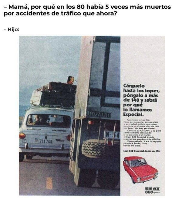 Otros - ¿Por qué antes había más accidentes?