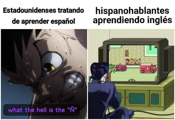 Meme_otros - Los juegos sin traducir son el mejor aprendizaje