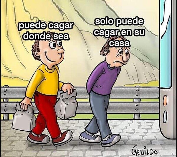 Meme_otros - ¿Qué lleva en esas bolsas?
