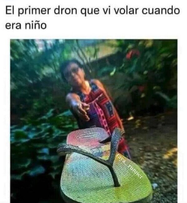 Meme_otros - Los drones de antes