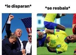 Enlace a Trump vs futbolistas
