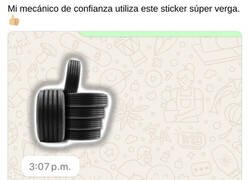 Enlace a Es un mecánico fiable si usa este sticker