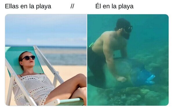 Otros - Las aventuras de los hombres en la playa