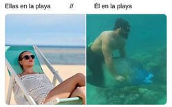 Enlace a Las aventuras de los hombres en la playa
