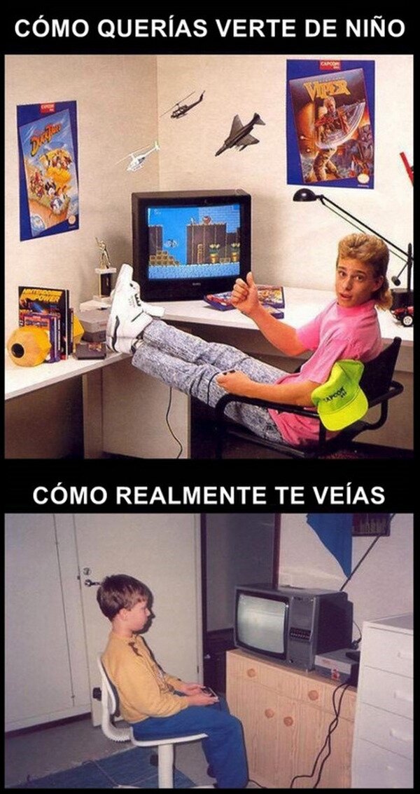 Meme_otros - El niño gamer que quería ser