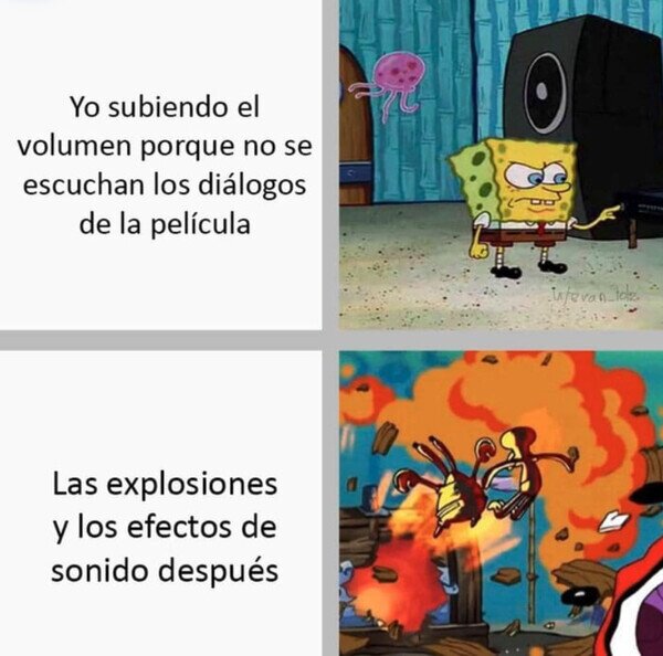 volumen,sonido,película,diálogos,explosiones