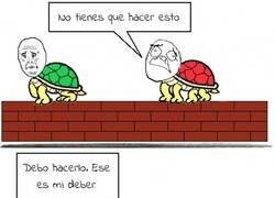 Enlace a Jamás te olvidaremos tortuga verde del Mario Bross