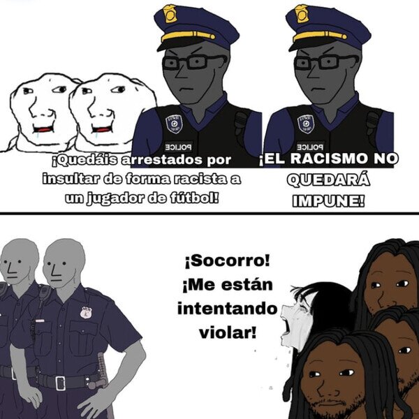 Meme_otros - El racismo no quedará impune
