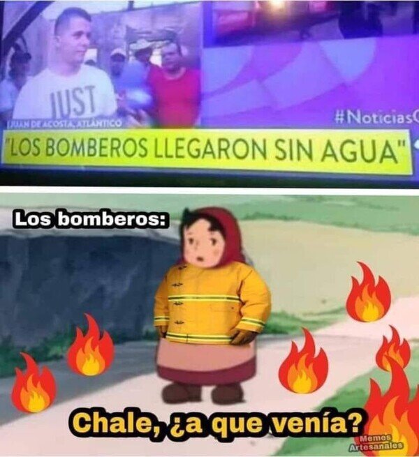 bomberos,agua,olvidar,llegar