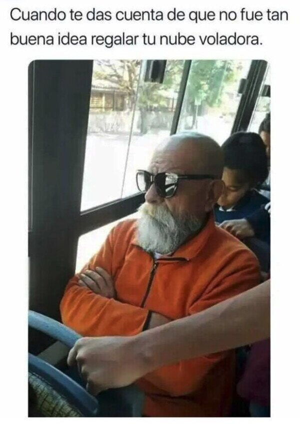 Roshi,maestro,bus,regalar,nube,Dragon Ball