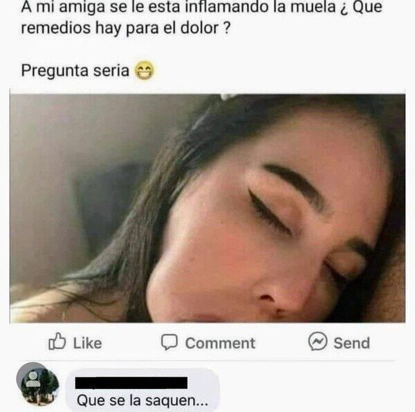 Meme_otros - ¿Se refiere a la muela?