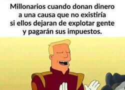 Enlace a Y más que deberían donar