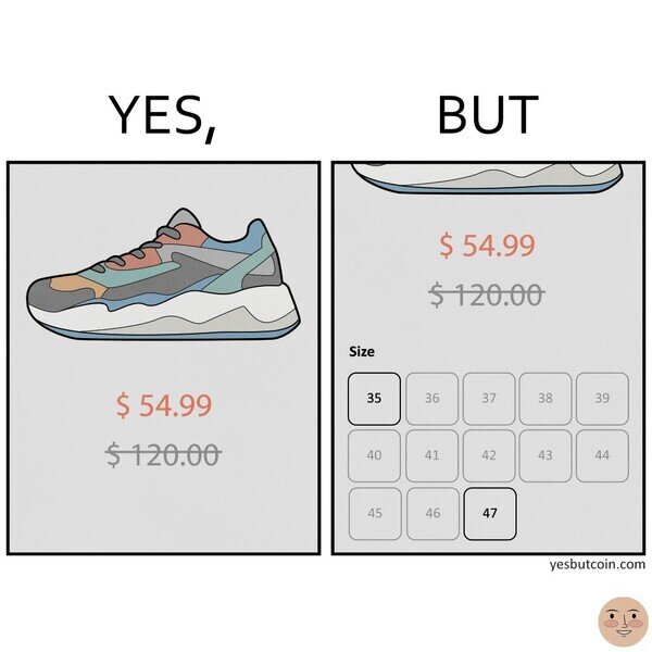 talla,oferta,precio,yes but