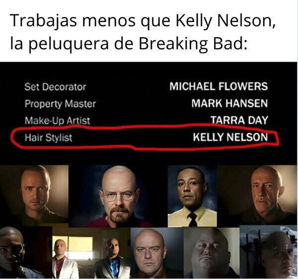 Breaking Bad,calvos,peluquera