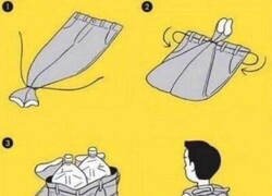 Enlace a Cómo hacer una mochila con unos pantalones
