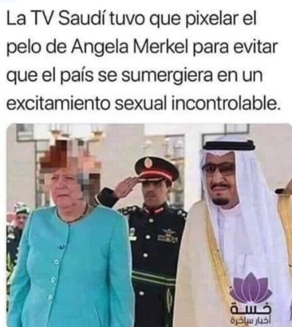 Arabia Saudí,censura,pelo,Argela Merkel