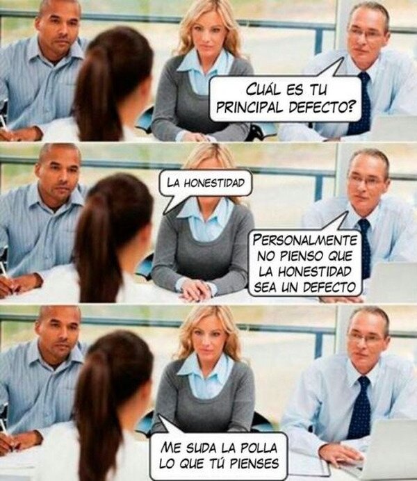 Meme_otros - La honestidad puede ser un defecto