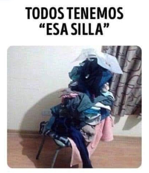 silla,ropa,acumular