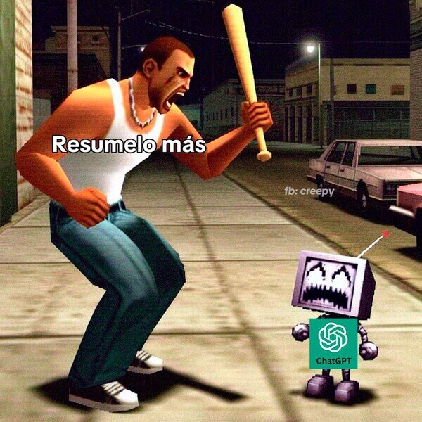 Otros - Los humanos somos exigentes