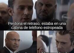 Enlace a ¿Qué hacía ahí el Capitán América?