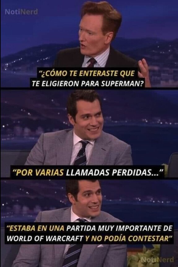 Meme_otros - Henry Cavill es mi ser humano favorito