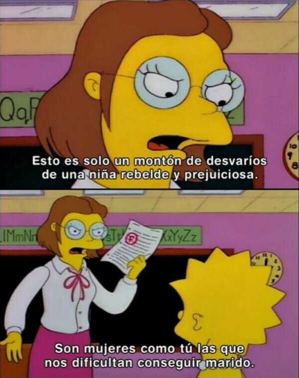 Meme_otros - Lisa no seas feminazi