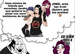 Enlace a Cuando te gusta la chica pero no la música que escucha