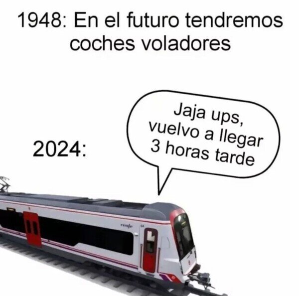 futuro,coches,voladores,trenes,retraso