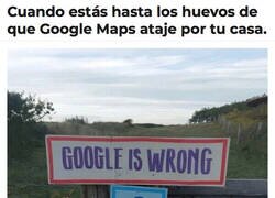 Enlace a Vecino contra Google Maps