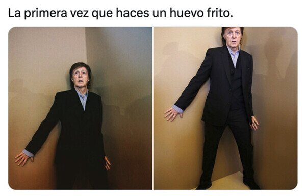 huevo,frito,hacer,aceite,saltar,Paul McCartney