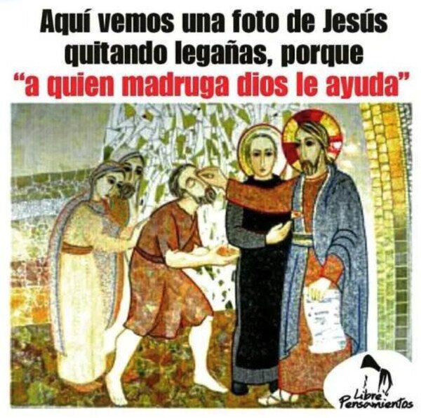 jesucristo,ayudar,madrugar,legañas