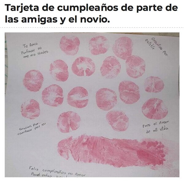 Otros - Espero que las amigas firmaran antes...