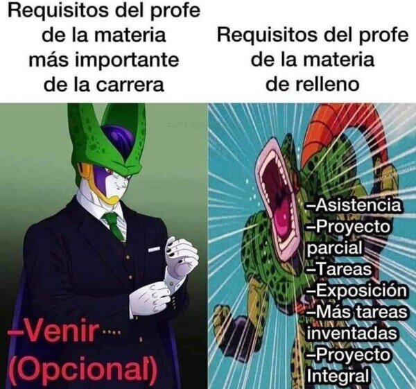 Meme_otros - Malditas materias de relleno