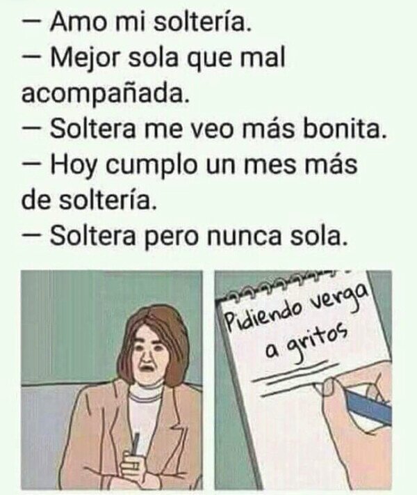 Meme_otros - La soltera orgullosa