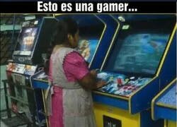 Enlace a Una verdadera chica gamer