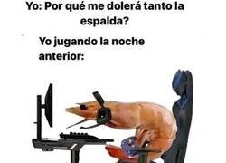 Enlace a Espalda de gamba