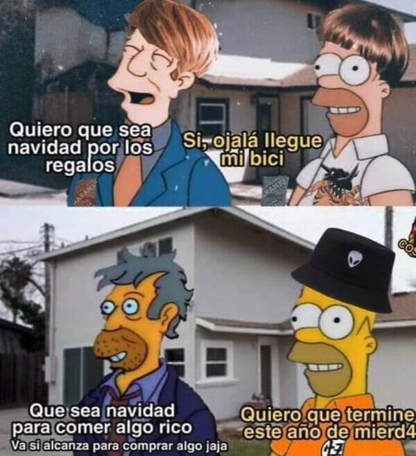 Meme_otros - Las vísperas de Navidad antes y ahora