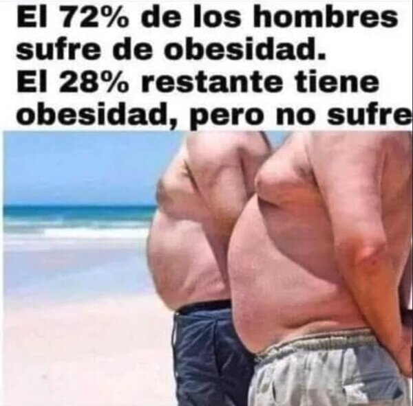 Otros - Los hombres que sufren de obesidad