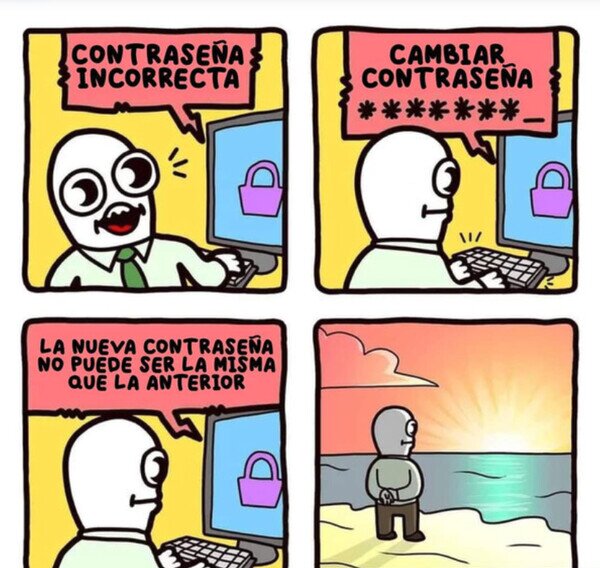 constraseña,incorrecta,anterior,cambiar